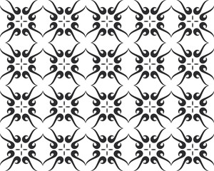 Seamless retro pattern, repeating pattern, vector background