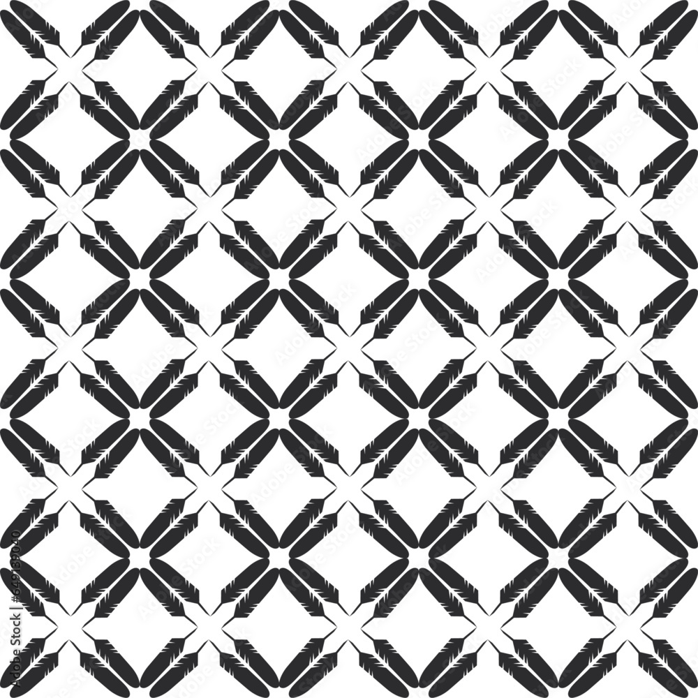 Poster vector seamless pattern from geometric tiles ,modern stylish texture may be used as background or fa