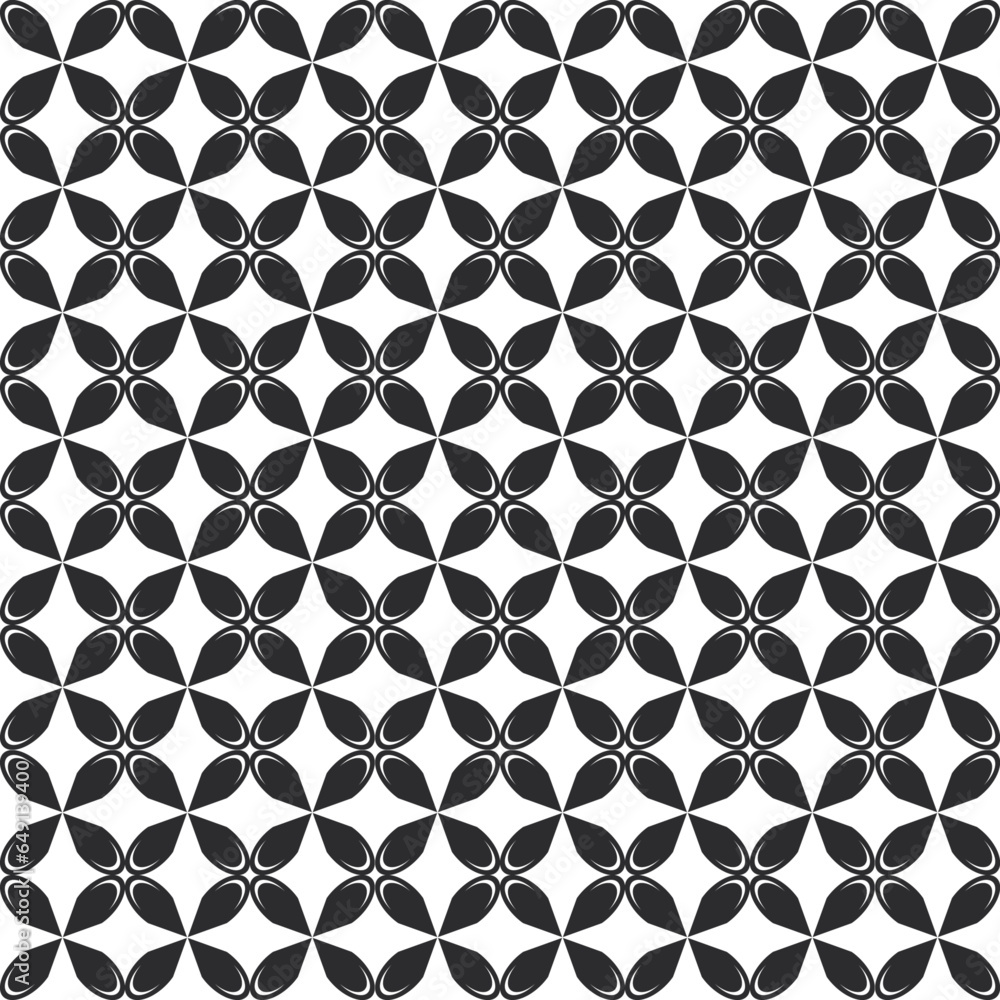 Poster vector seamless pattern from geometric tiles ,modern stylish texture may be used as background or fa