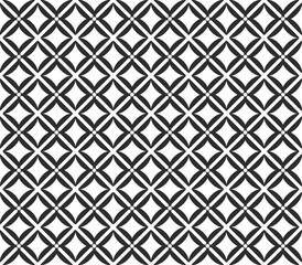 Geometric simple black and white minimalistic pattern