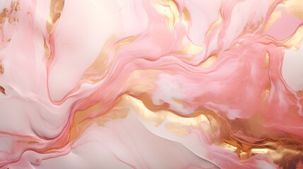 A captivating abstract marble liquid acrylic texture with a stylish trend color and a glimmer of gold