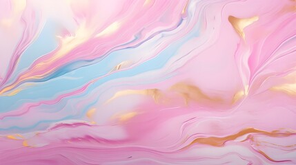 A captivating abstract marble liquid acrylic texture with a stylish trend color and a glimmer of...