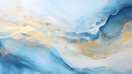 Obraz premium Dark abstract modern marble liquid acrylic texture with trend color with golden dust. 