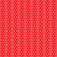 abstract geometric white circle pattern with red background.