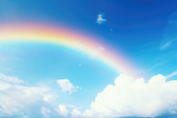 sky with rainbow