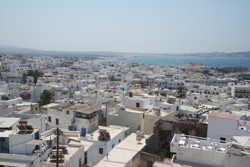 naxos, la ville blanche, grecque