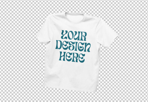 Mockup of black t-shirt with customizable color background