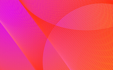abstract wave line, background modern color orange and magenta, texture line for template and banner