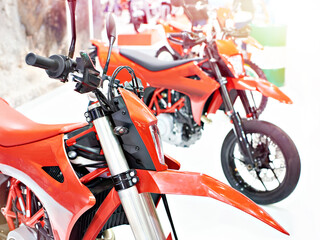 Enduro motocross bikes