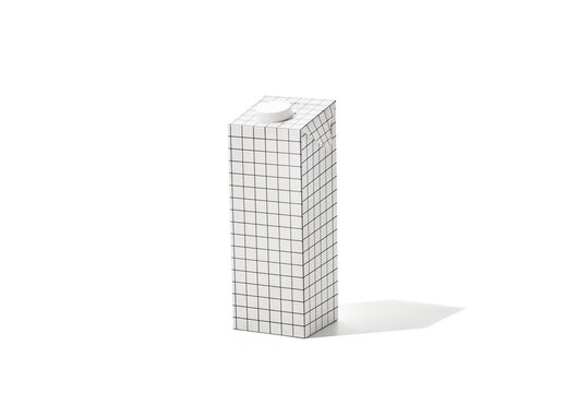 Mockup of customizable drinks carton with customizable background