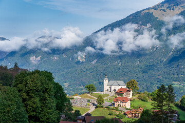 Frankreich Haute Savoie im Herbst