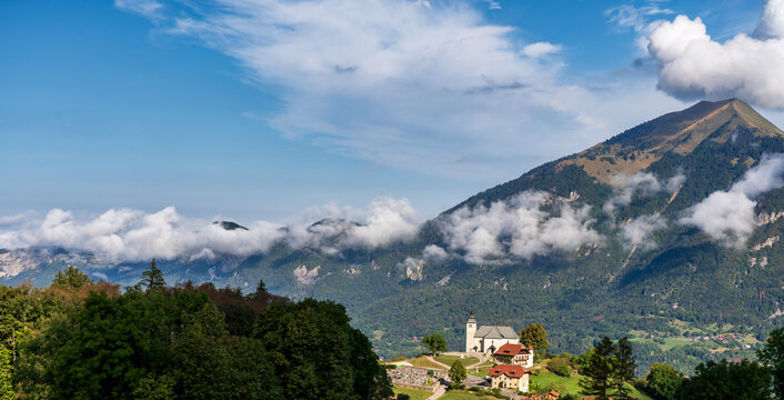 Frankreich Haute Savoie im Herbst