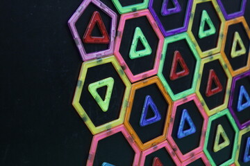 background with squares