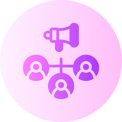 affiliate gradient icon