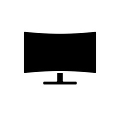 Monitor or Screen Icon. Monitor or Screen vector illustration symbol.