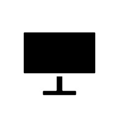 Monitor or Screen Icon. Monitor or Screen vector illustration symbol.