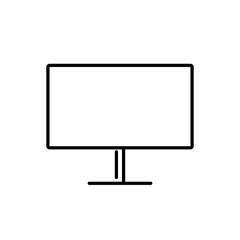 Monitor or Screen Icon. Monitor or Screen vector illustration symbol.