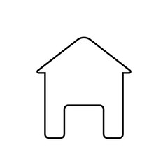 Home Icon. Home vector illustration symbol.