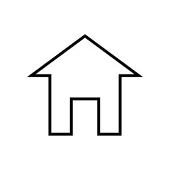 Home Icon. Home vector illustration symbol.
