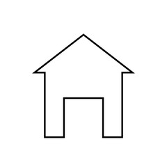 Home Icon. Home vector illustration symbol.