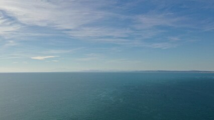 survol du cap d'Agde dans le sud de la France, Hérault, Occitanie
