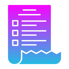 Obraz premium List Icon