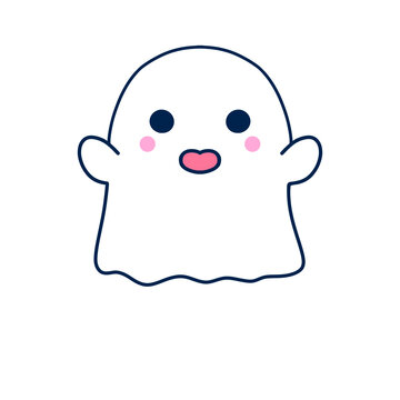 Cute ghost-no background