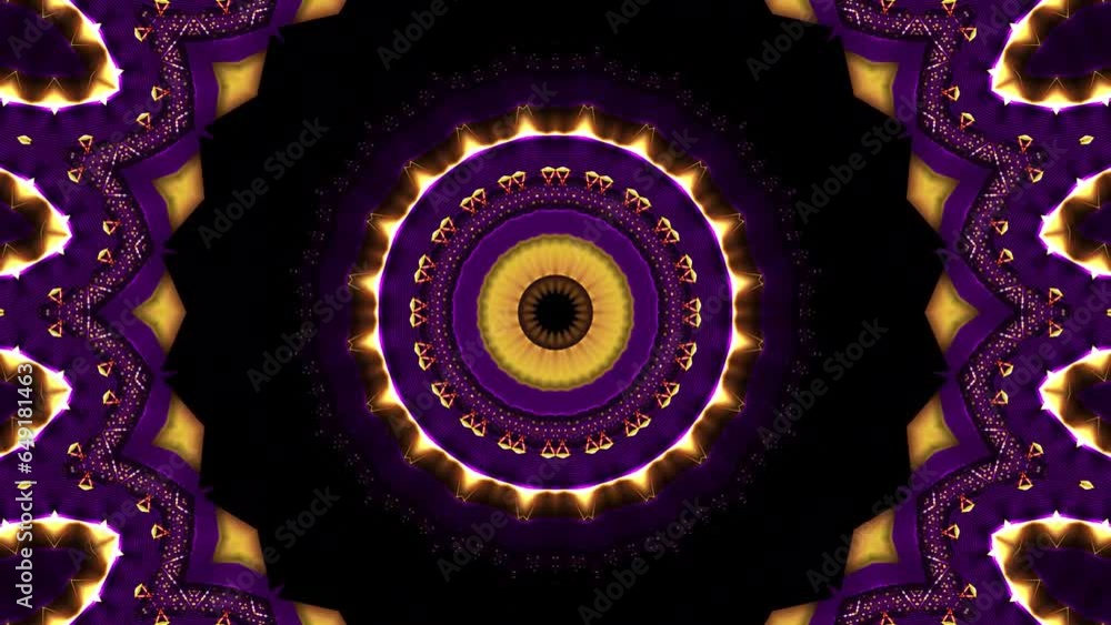 Poster beautiful abstract video bright light smooth and colorful motion with soft purple dots shines on dar