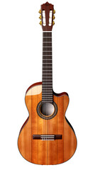 Obraz premium beautiful guitar isolated on white