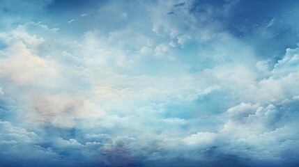 Naklejka na ściany i meble background of artistic soft clouds and sky beautifully