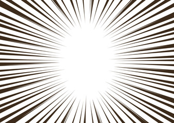 Obraz premium 集中線