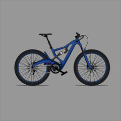 Obraz premium BICYCLE SPORT, TRAIL MOUNTAIN BIKE, ADVENTURE