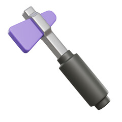 knee hammer 3D icon