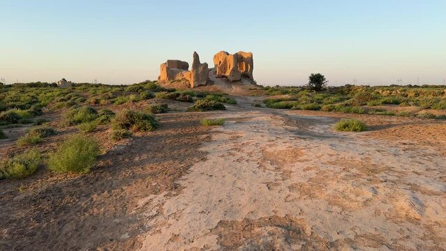 Minor Maiden's Castle (kichi gyz gala), ancient Merv, Turkmenistan.