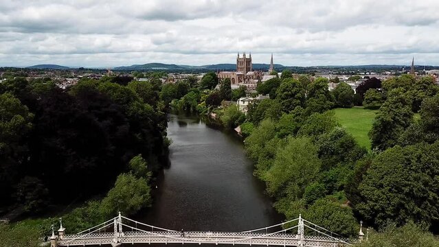 Hereford UK Drone Footage