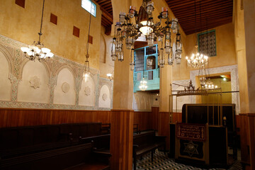Slat Al Fassiyine synagogue, Fes, Morocco.