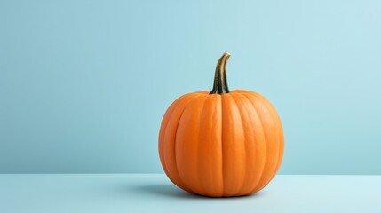A Halloween Pumpkin in Pastel Tones Ideal for Adding a Subtle Festive Touch to Your Design Projects