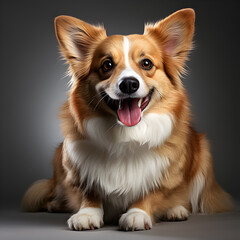 Super-Realistic Corgi Portrait - Authentic Canine Charisma in High-Resolution, Ai generative