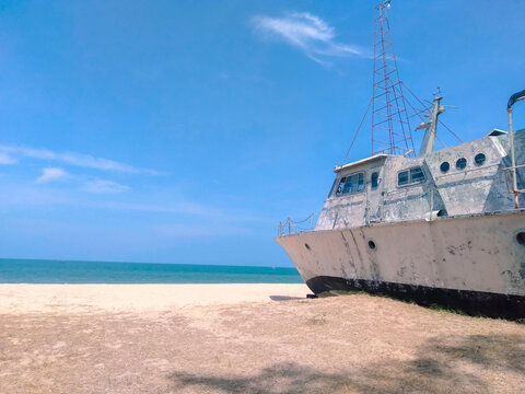 old fishing boat