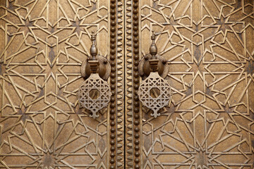 Royal Palace door, Fes, Morocco.