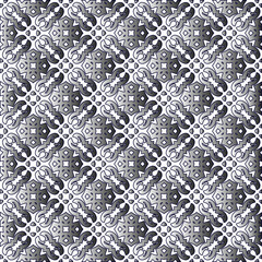 Black and white pattern. Repeat pattern. Abstract background. Patterns with monochrome gradient.Wallpaper for textile design,  on wall paper, wrapping paper, fabrics and home decor. 