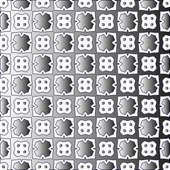 Obraz premium Black and white pattern. Repeat pattern. Abstract background. Patterns with monochrome gradient.Wallpaper for textile design, on wall paper, wrapping paper, fabrics and home decor. 