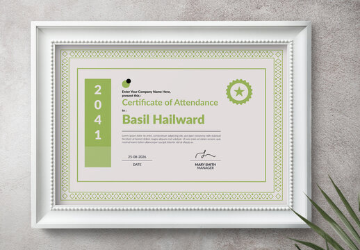Certificate Design