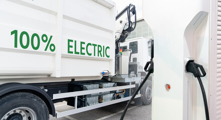 Concept of full electric garbage truck