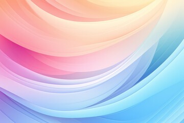 Dynamic wavy abstract fluid gradient simple background. Vibrant smooth trendy presentation backdrop.