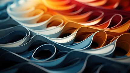 Intricate 3D abstract design forming a mesmerizing background