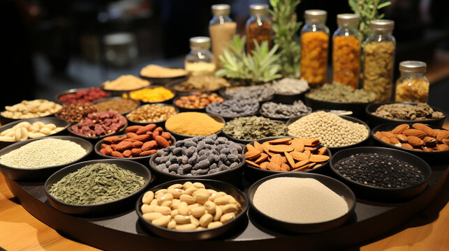 Display of diverse alternative protein sources