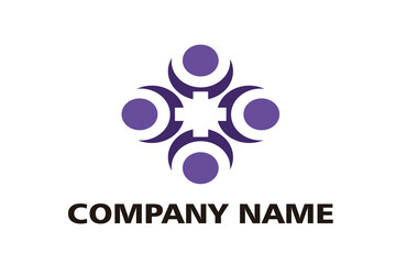 Modern abstract logo concept. vector illustration. Corporate identity. Application design icon.