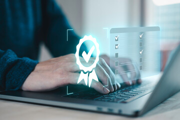 businessman online an assessment for certificate,questionnaire, evaluation,online survey Choosing...