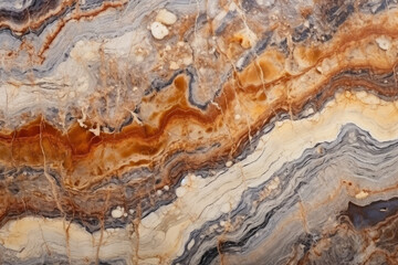 Fototapeta premium Transcendent Opulence: Illuminating the Timeless Elegance of Polished Marble's Intricate Macro Texture and Captivating Light Play